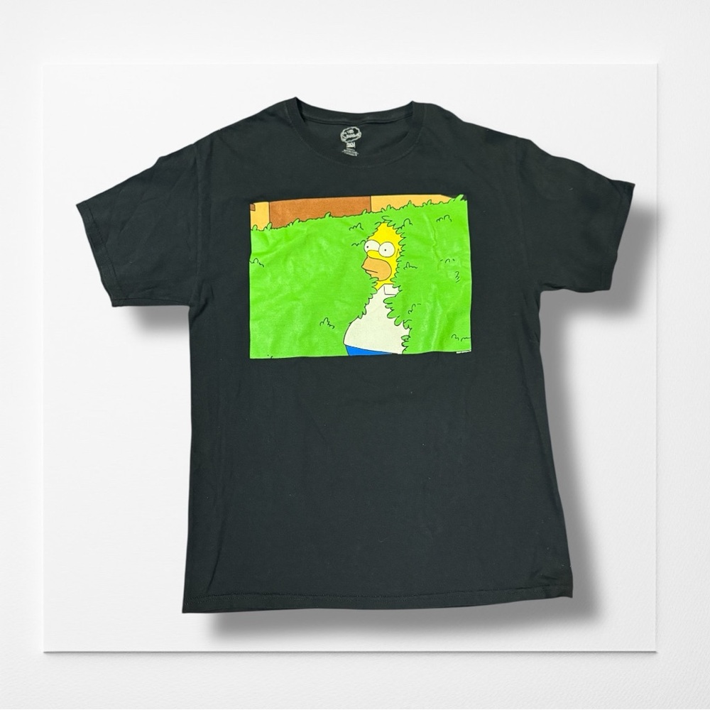 THE SIMPSONS Homer Bush T-Shirt, Men’s Medium